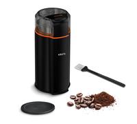 KRUPS Silent Vortex Coffee and Spice Grinder, 12 Cups, Quick Grind, One Touch, Coffee Beans, Spices, Dry Herbs, Nuts, Black, GX3328G0