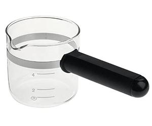 KRUPS Tefal Glass Jug F02742 | Black | Glass | Replacement Glass Jug for Espresso Machines