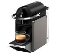 KRUPS XN306T10 Nespresso Pixie, Capsule Coffee Machine, 2 Coffee Choices, Industrial Design, Energy Saving, Recyclable Capsules, Dark Green