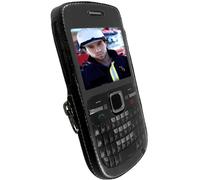 Krusell Leather Case Protection Bag Clip Cover for Nokia C3 C3-00 Mobile Phone