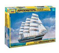 ZVEZDA Krusenstern Russian 4 masted Sailing Ship 1:200 Model Kit 9045