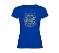 Kruskis American Chopper Short Sleeve T-shirt Blue M Woman