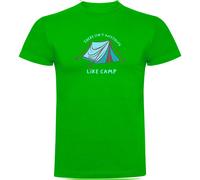 Kruskis Anything Like Camp Short Sleeve T-shirt Green 3XL Men