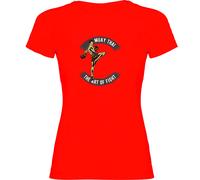 Kruskis Art Of Fight Short Sleeve T-shirt Red L Woman