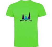 Kruskis Back To Life Short Sleeve T-shirt Green 3XL Men