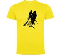 Kruskis Blue Water Hunting Short Sleeve T-shirt Yellow 3XL Men