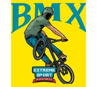 Kruskis Bmx Extreme Short Sleeve T-shirt Yellow 2XL Men 2XL Yellow
