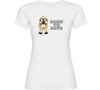 Kruskis Born To Dive Woman Short Sleeve T-shirt