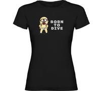 Kruskis Born To Dive Woman Short Sleeve T-shirt