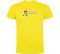 Kruskis Born To Spearfishing Short Sleeve T-shirt Yellow 2XL Men