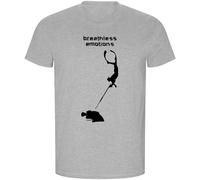 Kruskis Breathless Emotions Eco Short Sleeve T-shirt Grey S Men