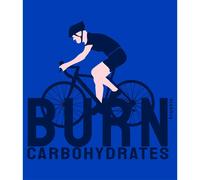 Kruskis Burn Carbohydrates Short Sleeve T-shirt S Royal Blue