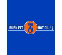 Kruskis Burn Fat Short Sleeve T-shirt Blue M Woman M Royal Blue