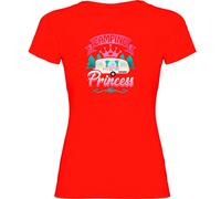 Kruskis Camping Princess Short Sleeve T-shirt Red M Woman