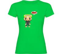 Kruskis Chibi Diver Woman Short Sleeve T-shirt Green 2XL Woman
