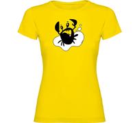 Kruskis Crab Woman Short Sleeve T-shirt Yellow 2XL Woman