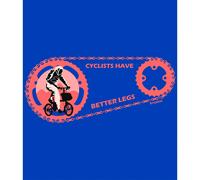 Kruskis Cyclists Have Better Legs Short Sleeve T-shirt 2XL Royal Blue