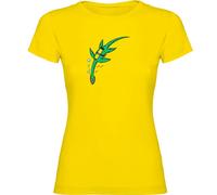 Kruskis Dino Dive Woman Short Sleeve T-shirt Yellow L Woman