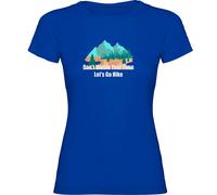 Kruskis Dont Waste Your Time Short Sleeve T-shirt Blue S Woman