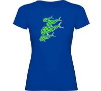 Kruskis Dorado Woman Short Sleeve T-shirt Blue L Woman