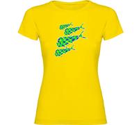 Kruskis Dorado Woman Short Sleeve T-shirt Yellow XL Woman