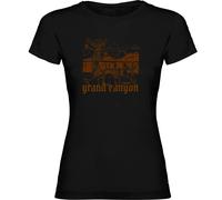 Kruskis Grand Canyon Short Sleeve T-shirt Black XL Woman