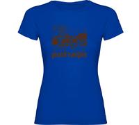 Kruskis Grand Canyon Short Sleeve T-shirt Blue 2XL Woman