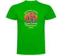 Kruskis Great Smoky Mountains Short Sleeve T-shirt Green L Men