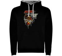 Kruskis Hell Rider Two Colour Hoodie Black XL Men
