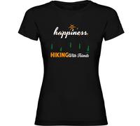 Kruskis Hiking Nature Short Sleeve T-shirt Black S Woman