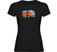 Kruskis Hippie Van Dive Woman Short Sleeve T-shirt Black 2XL Woman