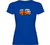 Kruskis Hippie Van Dive Woman Short Sleeve T-shirt Blue S Woman