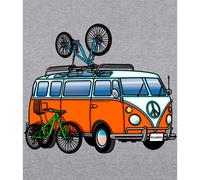 Kruskis Hippie Van Mtb Eco Short Sleeve T-shirt 3XL Heather Grey