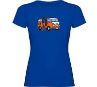 Kruskis Hippie Van Spearfish Woman Short Sleeve T-shirt Blue M Woman