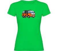 Kruskis Hippie Van Spearfish Woman Short Sleeve T-shirt Green 2XL Woman