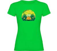 Kruskis I Hate People Short Sleeve T-shirt Green 2XL Woman