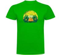 Kruskis I Hate People Short Sleeve T-shirt Green S Men