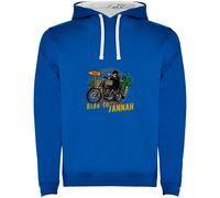 Kruskis Jannah Bicolor Hoodie Blue 2XL Men