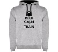 Kruskis Keep Calm And Train Two-colour Hoodie