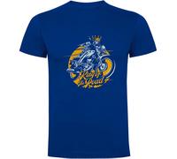 Kruskis King Of The Road Short Sleeve T-shirt Blue M Men