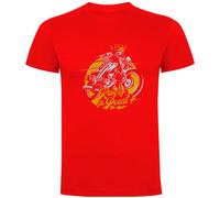 Kruskis King Of The Road Short Sleeve T-shirt Red 3XL Men