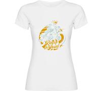 Kruskis King Of The Road Short Sleeve T-shirt White S Woman