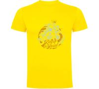 Kruskis King Of The Road Short Sleeve T-shirt Yellow S Men