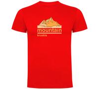 Kruskis Landscape Short Sleeve T-shirt Red XL Men