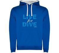Kruskis Live For Dive Two-colour Hoodie
