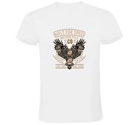 Kruskis Live Free Short Sleeve T-shirt White 2XL