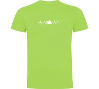 Kruskis Motorbike Heartbeat Short Sleeve T-shirt Green M Men