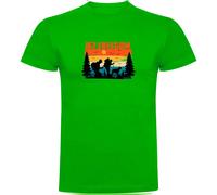 Kruskis My Freedom Short Sleeve T-shirt Green 2XL Men