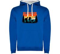 Kruskis My Freedom Two-colour Hoodie Blue 2XL
