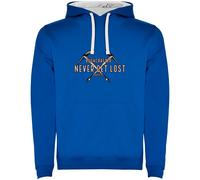 Kruskis Never Get Lost Bicolor Hoodie